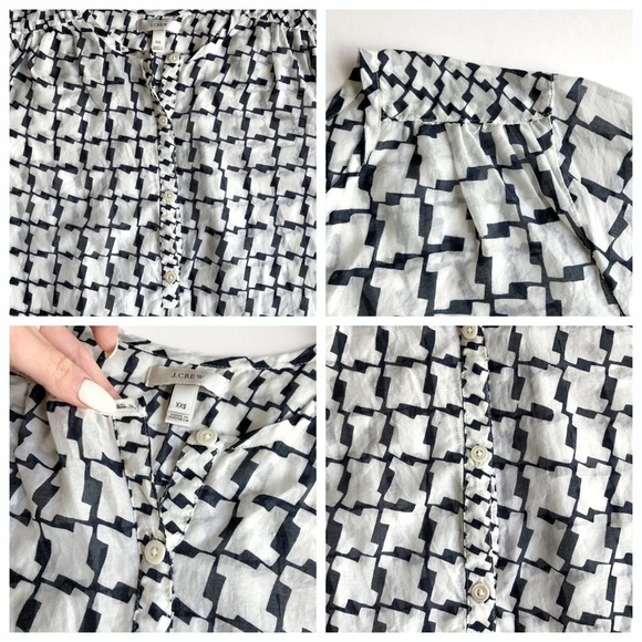 J. Crew Cubist Houndstooth Tunic Cover-Up - Picture 8 of 10